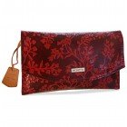 arpera 3 in 1 Genuine leather  Red Ladies Purse C11516-4A